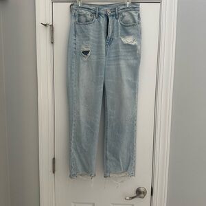American Eagle Outfitters Light Blue Cropped Jeans
